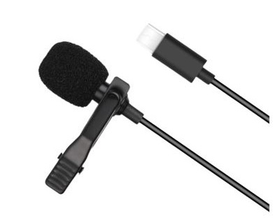 Microfone XO MKF02 para Smartphone Type-C Preto 1